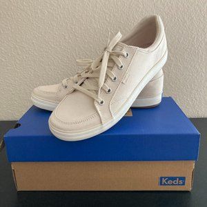 Keds Center II Canvas Latte Shoes Sz 7